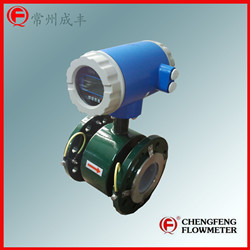 LDG series  high anti-corrosion flange connection electromagnetic flowmeter [CHENGFENG FLOWMETER] stainless steel electrode PFA lining 4-20mA out put